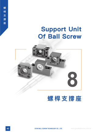 Support Unit of Ball Screw